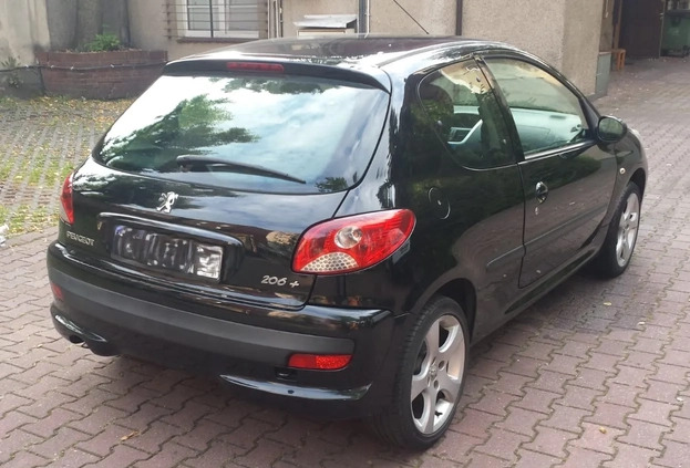 Peugeot 206 plus cena 9500 przebieg: 221000, rok produkcji 2009 z Sosnowiec małe 29